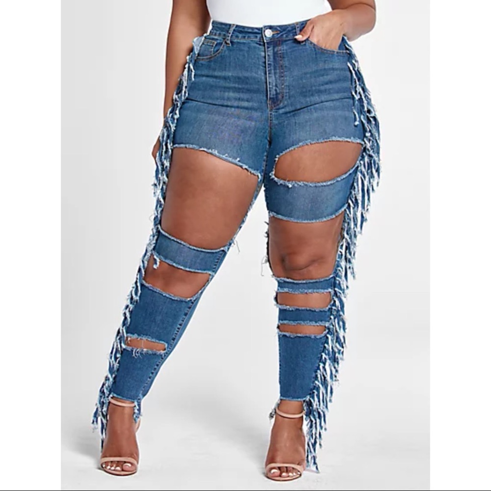 Fashion To Figure High Rise Skinny Jeans